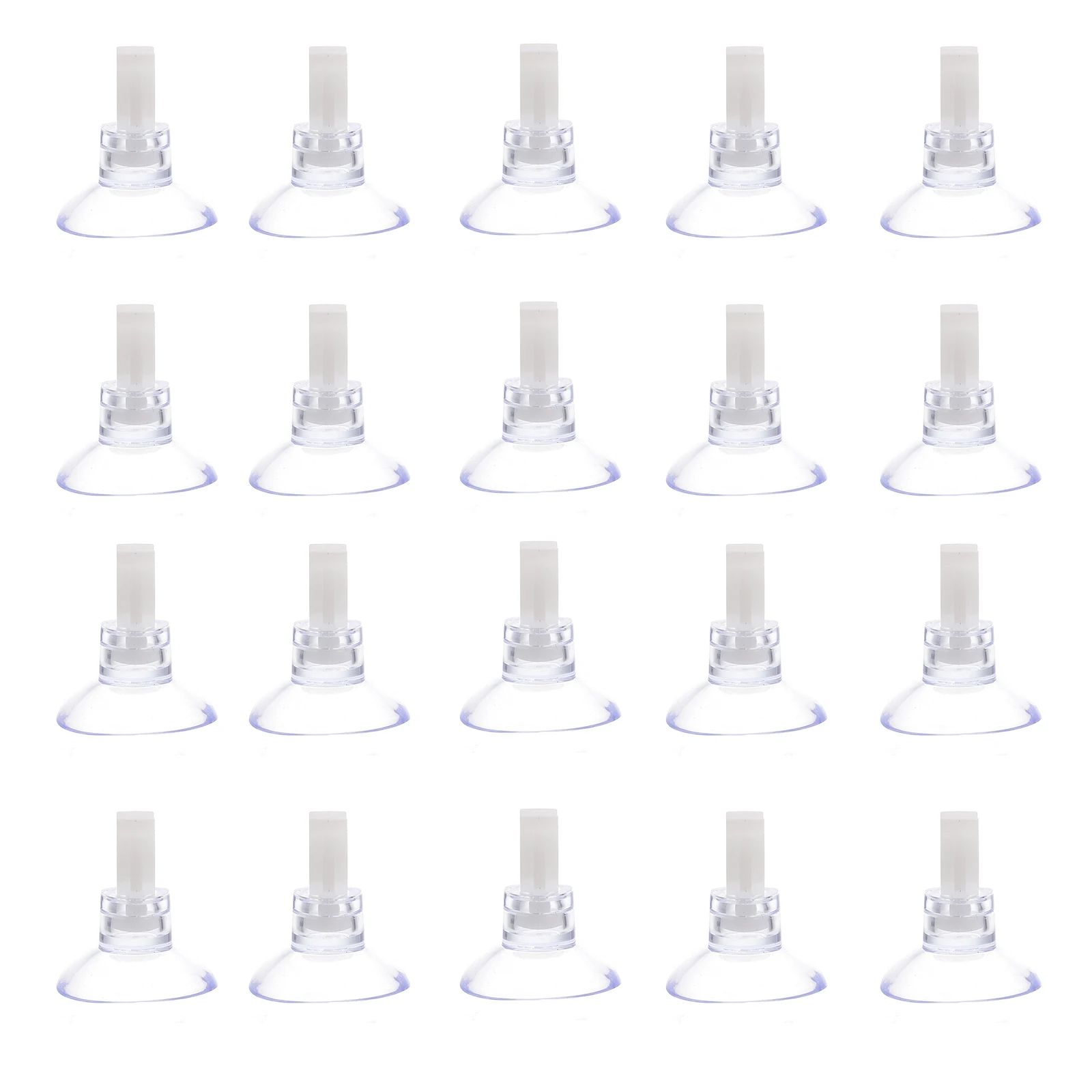 

20Pcs Fish Tank Oxygen Hose Suction Cups Compact Aquarium Fixing Clamp Hose Holder Pump Accessories Fish Tank Oxygen Accessories