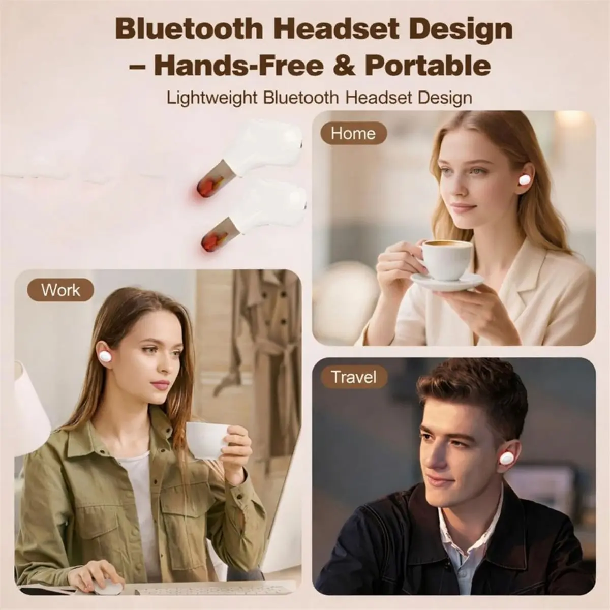 11·11COUPON 2 Pcs Upgraded Red Light Therapy for Ears & Nose - 650nm LED Ear & Sinus Wellness Device, Hands-Free, Portable