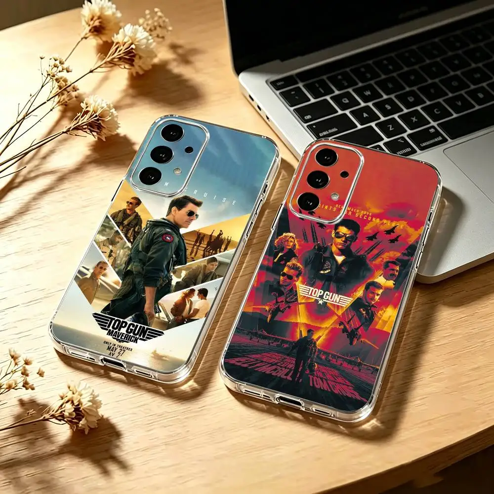 Classic TV T-Top Gun Phone Case For Samsung S25,S24,S21,S22,S23,S30,Ultra,S20,Plus,Fe Transparent Cover