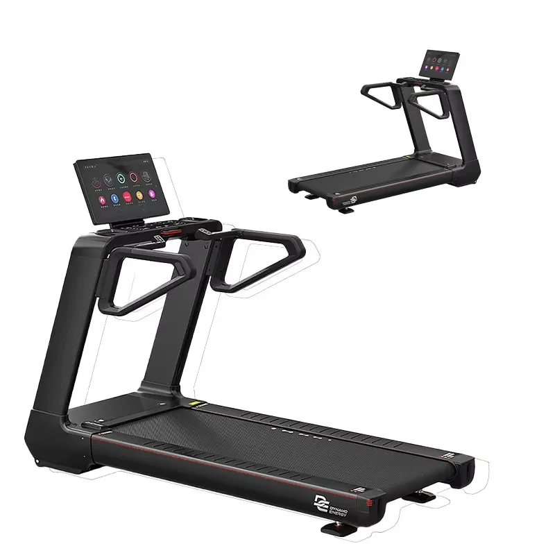 

Touch Screen Commercial Treadmill Indoor Fat Burning Adult Muscle Gain Body Building Treadmill