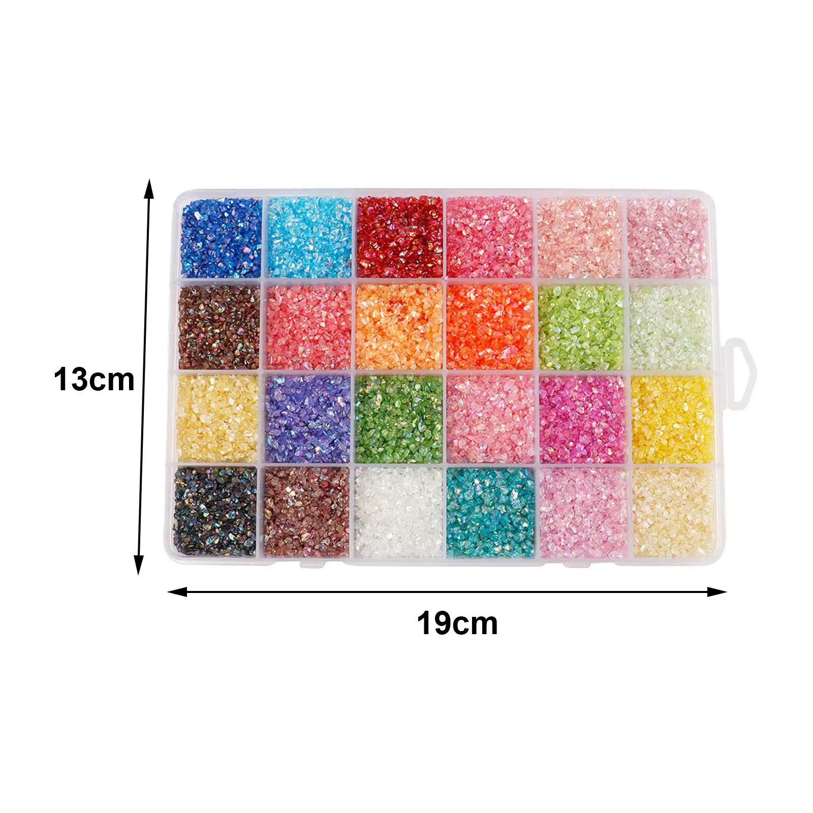 Nail Stones for Nail Art, Nail Gemstones, Nail Supplies, Irregular Crushed Stone 3D Nail Art Decorations, Nail Gems