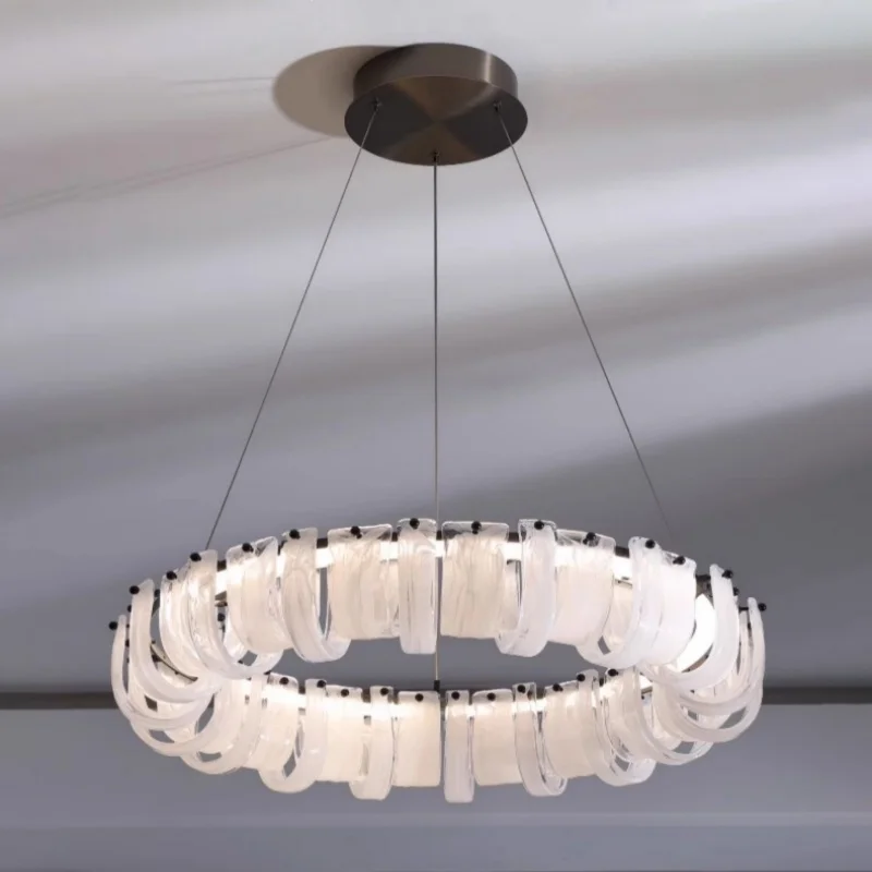 Italian Minimalist Luxury Living Room Pendant Light Modern Dining Room Master Light Bedroom Furniture Lighting Fixtures