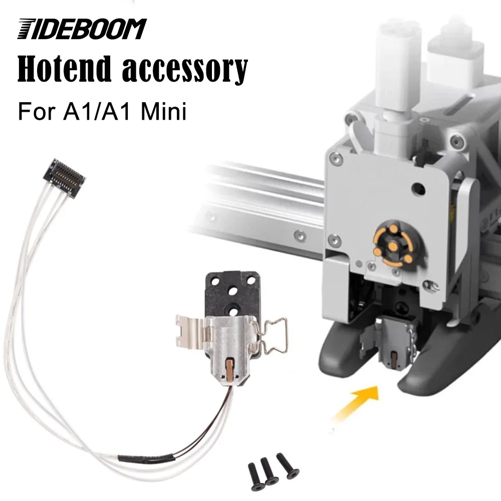 

Tideboom для A1 Mini Hotend Mount A1 Mini Hotend в сборе A1, крепление насадки для Bambu Lab A1, детали, аксессуары для 3d-принтеров