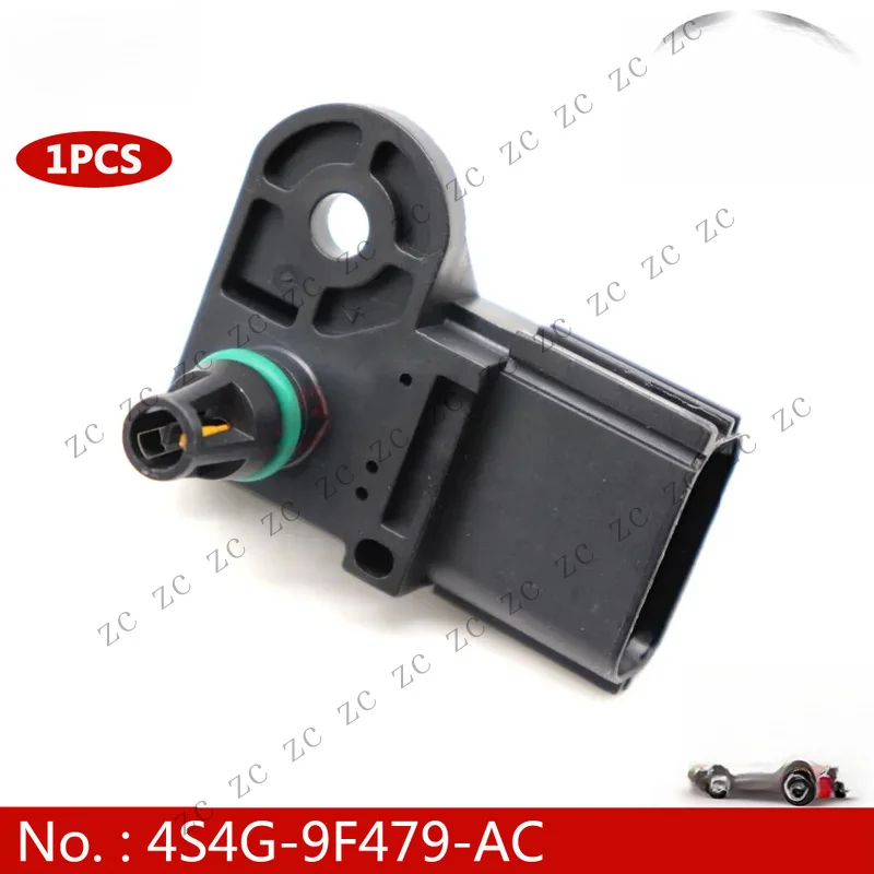 S+ 4S4G-9F479-AC MAP Air Pressure Sensor For Mazda 3 5 6 Ford Escape Manifold New