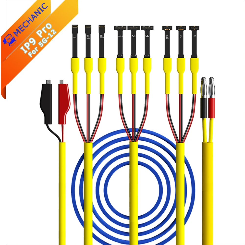 Điện Khởi Động Cáp Thợ Cơ Khí IP9 Pro Hỗ Trợ IP 5-IP 12 PRO MAX Và Trên IPAD Pin Nguồn Điện khởi Động Dòng