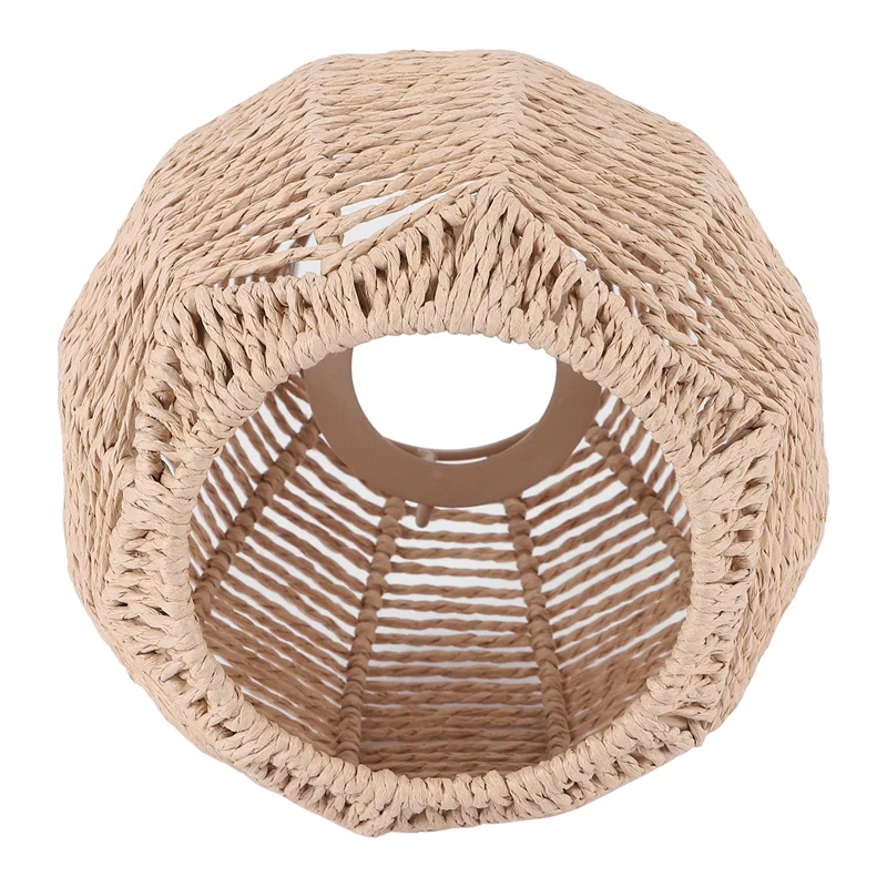 

Home Lighting Rattan Lamp Cover Handmade Woven Chandelier Retro Lampshade Homestay Lampshade Decorative Chandelier