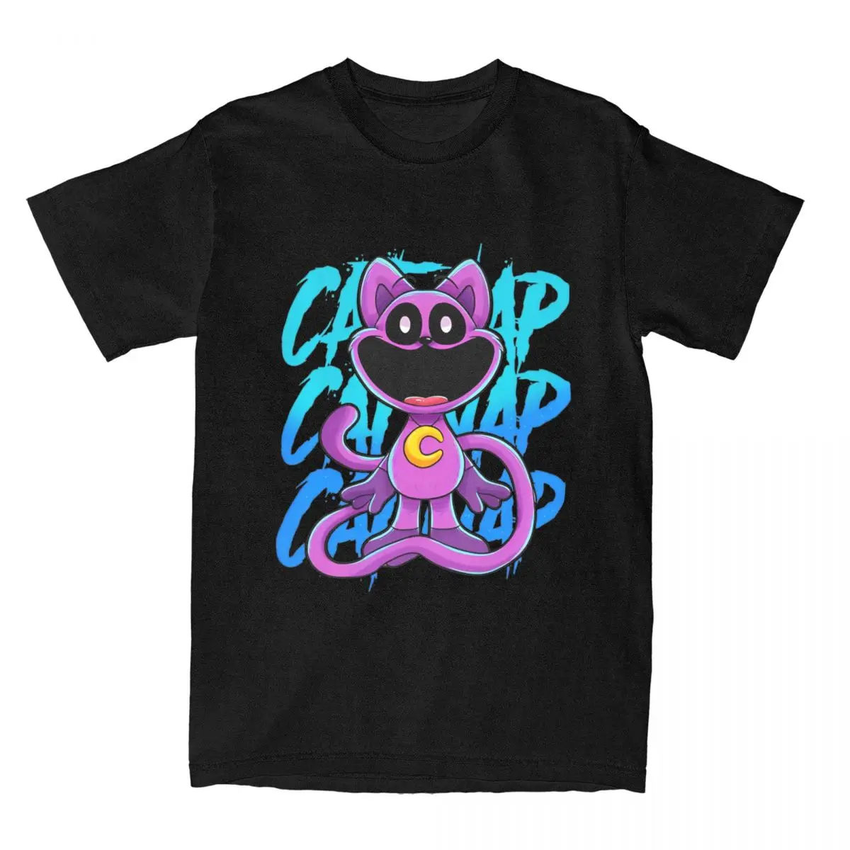 Monster CATNAP Cartoon T Shirts Merch Men Women's 100% Cotton Unique T-shirt Short Sleeve Tops New Arrival