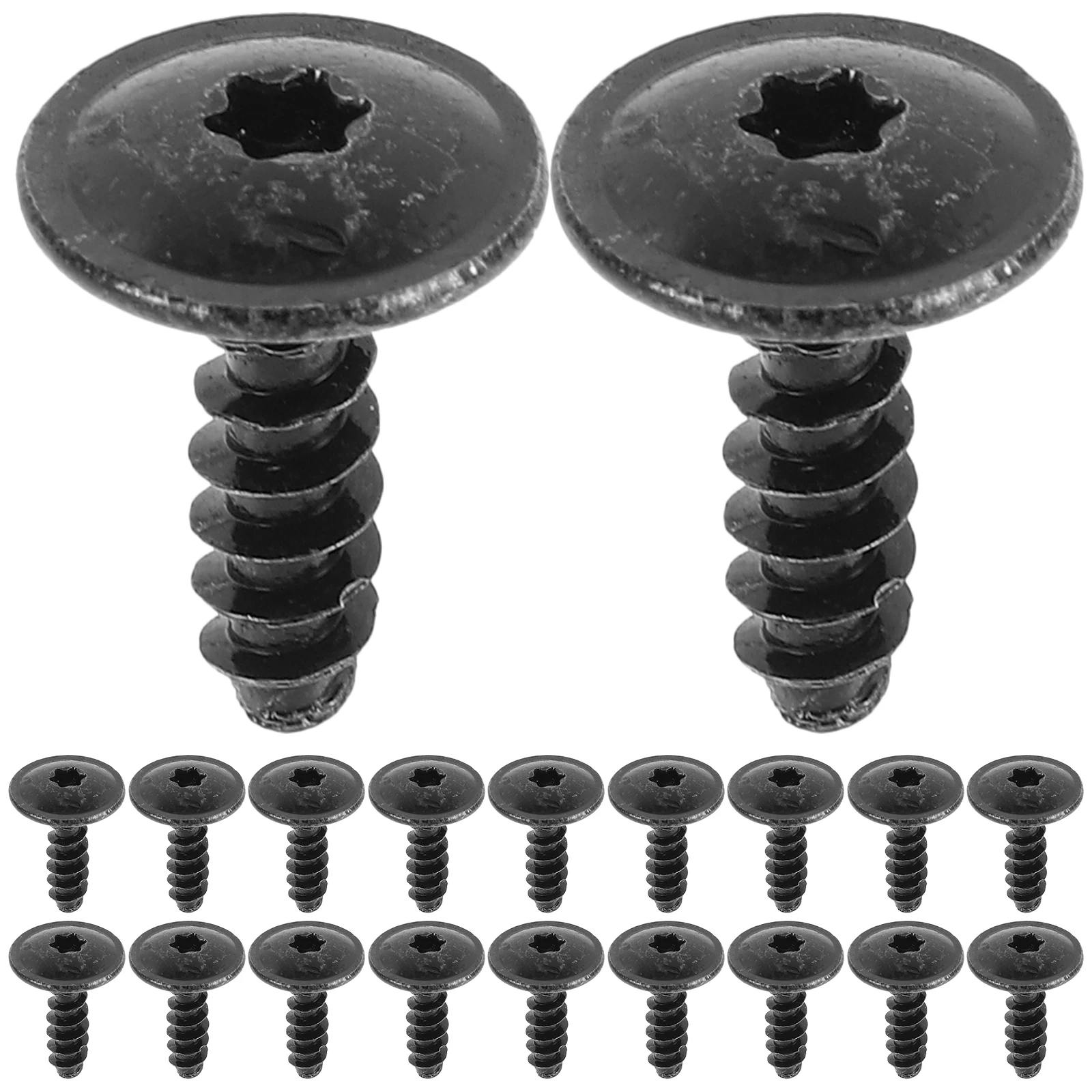 

50Pcs Self Tapping Screws Metal Durable for Car Mud Flap Splash Shield License Plate Frame Mounting Automotive Fix Kit