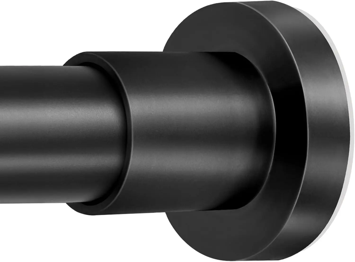 

Черный регулируемый карниз для душевой занавески 36-84 дюйма (3-7 футов), нержавеющий, пружинный, с защитой от скольжения, без сверления, из нержавеющей стали