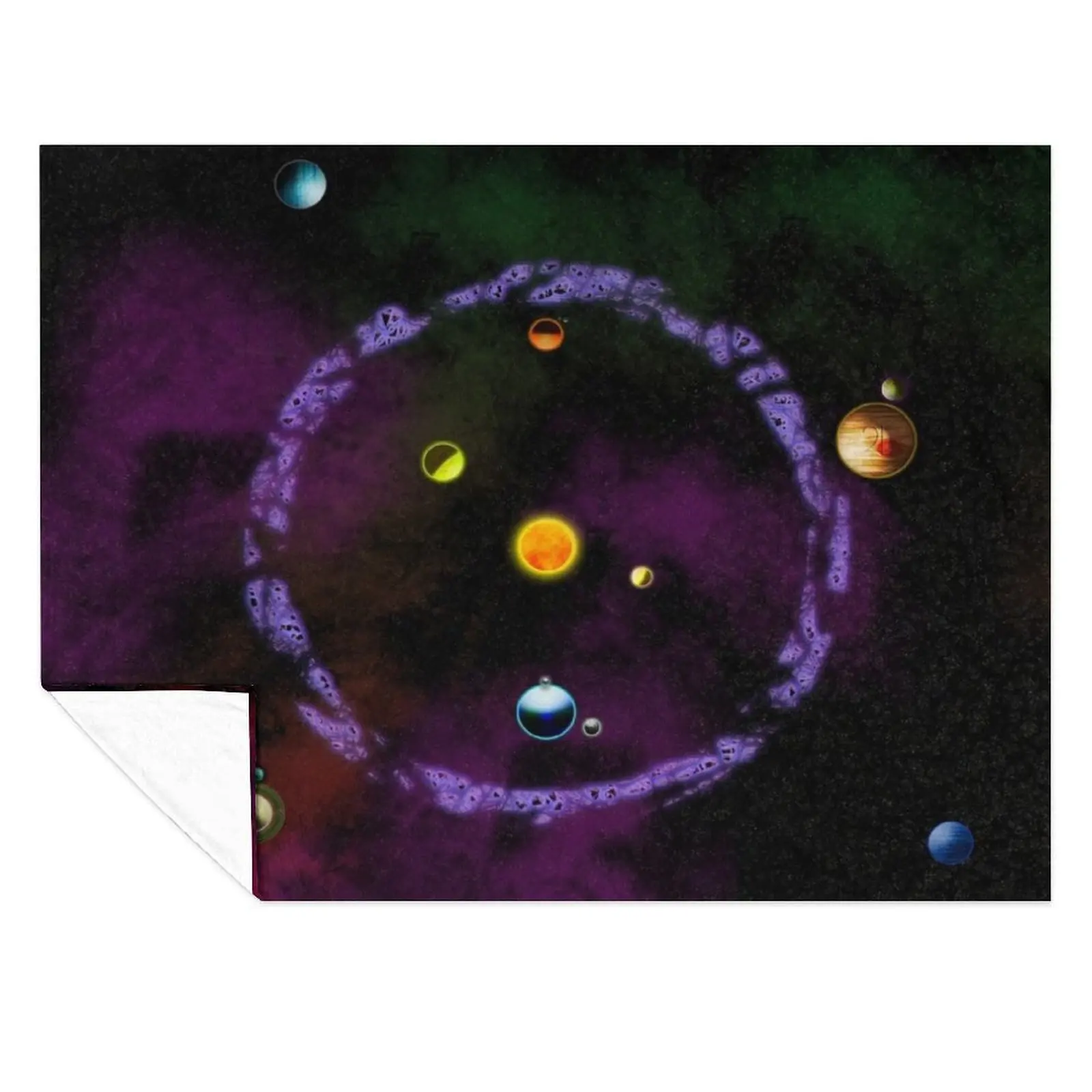 

You Are Here (Destiny 2 mapmaking project) Throw Blanket Soft Beds Summer Hair Blankets