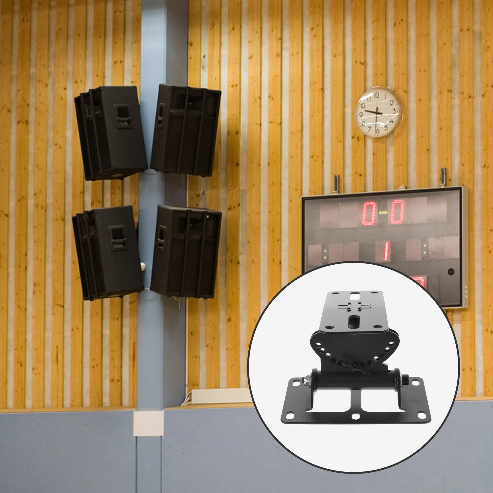 

Wall Mount Speaker Stand High Fidelity Speakers Support Wide Applications Engineering Stages Ktvs Space Saving Tidy Room