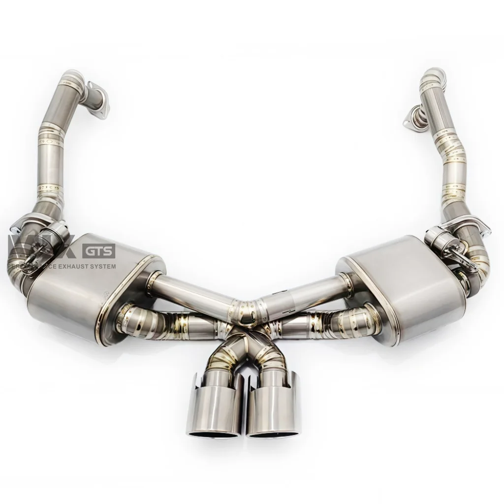 

Suitable for Porsche Kaman 981 2.7/3 2011-2015 Sport tailpipe with valve titanium