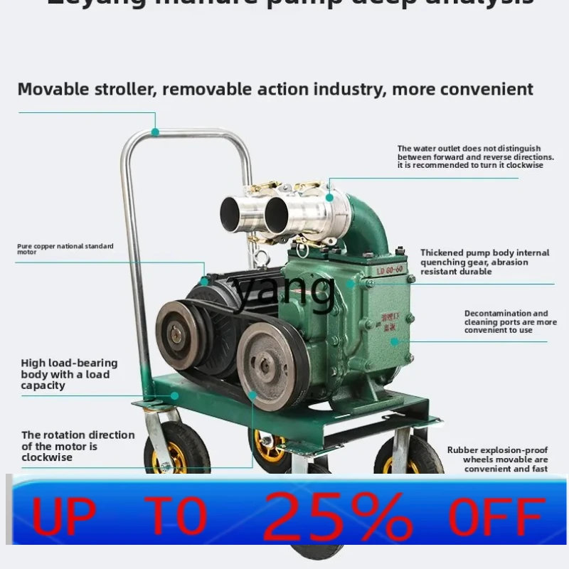 

CX pig manure suction pump household 304 stainless steel non-clogging sewage slurry pump