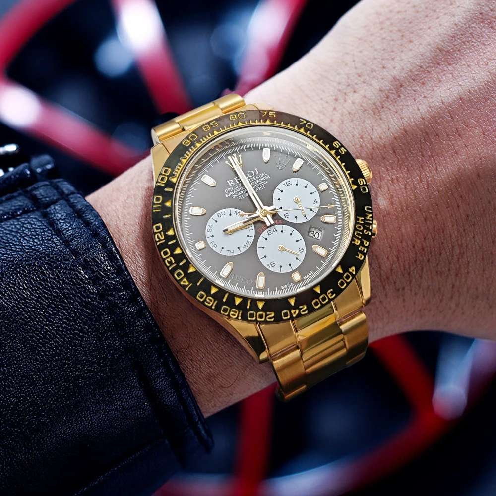 ساعة رجال الأعمال الراقية من سلسلة Meteorite Di، ساعة ميكانيكية أوتوماتيكية بالكامل، تصميم هيكل عظمي، حزام من الفولاذ المقاوم للصدأ، تقويم متعدد الوظائف، ساعة رجالية عصرية وكاجوال ومتعددة الاستخدامات، أفضل هدية له #5