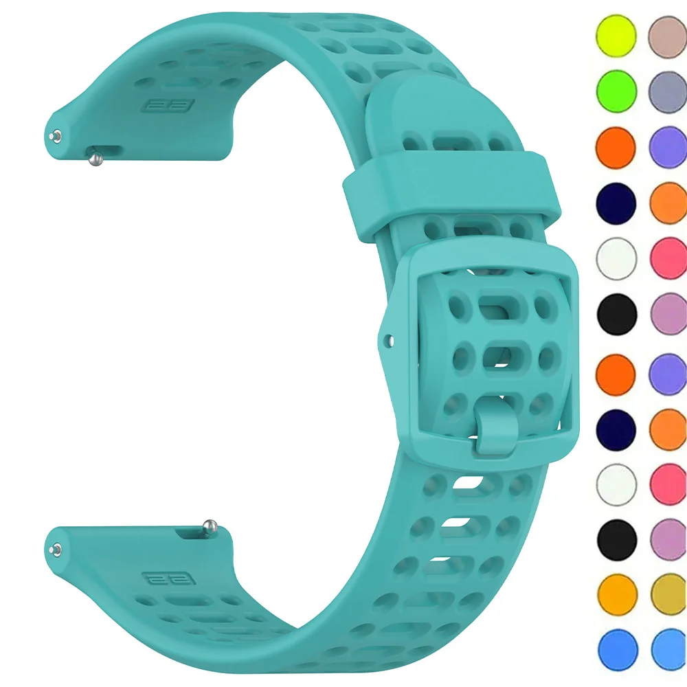Silicone Watch Strap For COROS PACE 3/APEX 46mm/APEX Pro Band For COROS APEX 2 Pro Breathable Sport Bracelet 20/22mm Watchbands