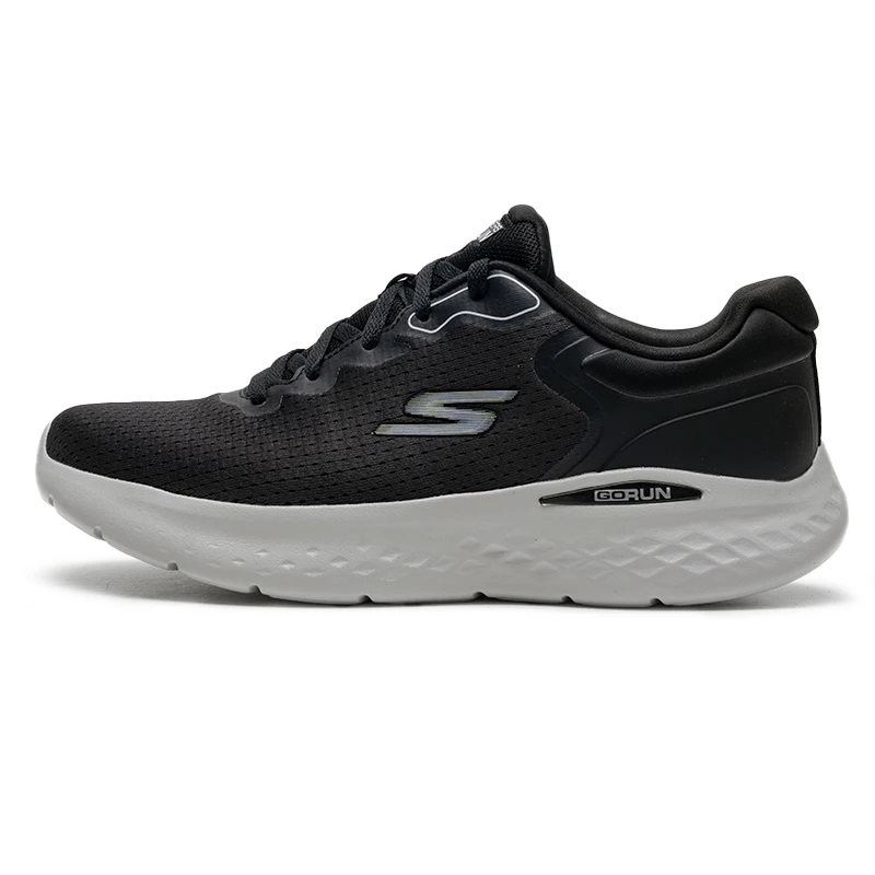 

Skechers Men's Casual Shoes Lightweight Sports Shoes Thick Sole Heightening Running Shoes 220898-Bkgy