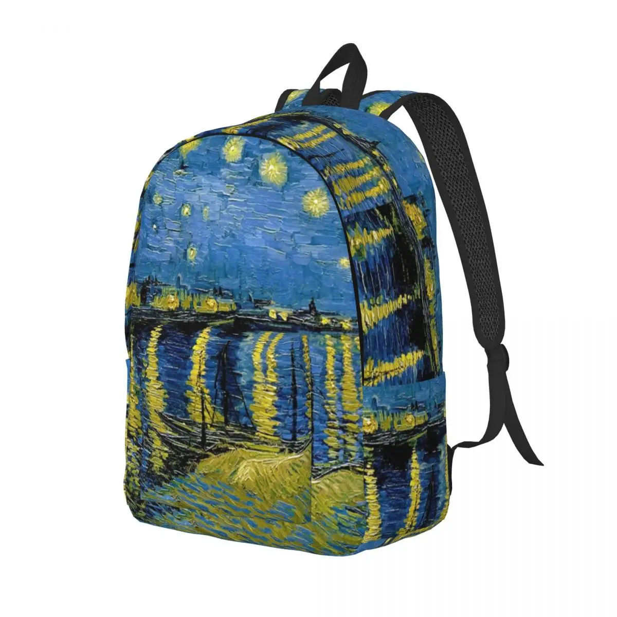 

Starlight Night Van Gogh Backpack Daypack Large Capacity Children BookBag School Bag Shoulder Bags for Boys Girls