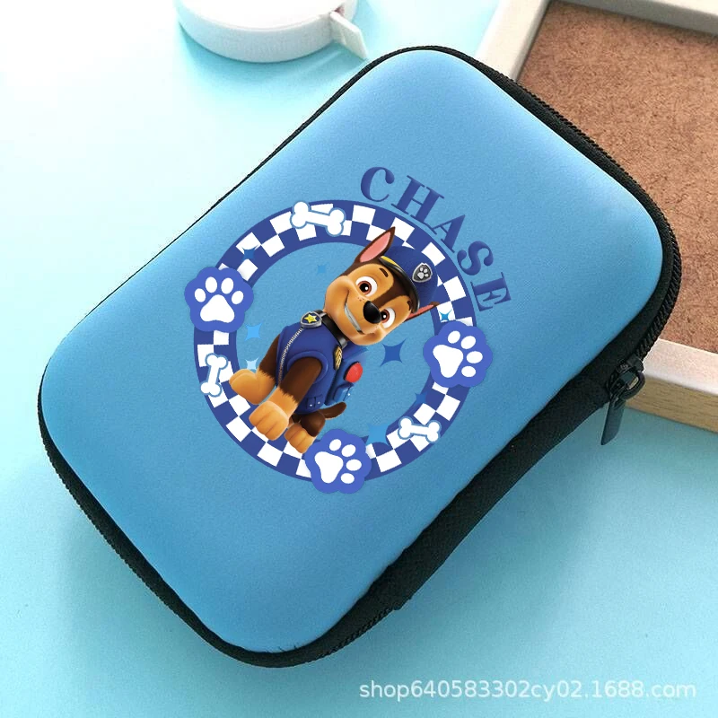 PAW Patrols Boy Girl Data Cable Storage Bag Anime Cartoon Card Storage Box Deck Boxes Card Organizer Travel Portable Card Case view 2
