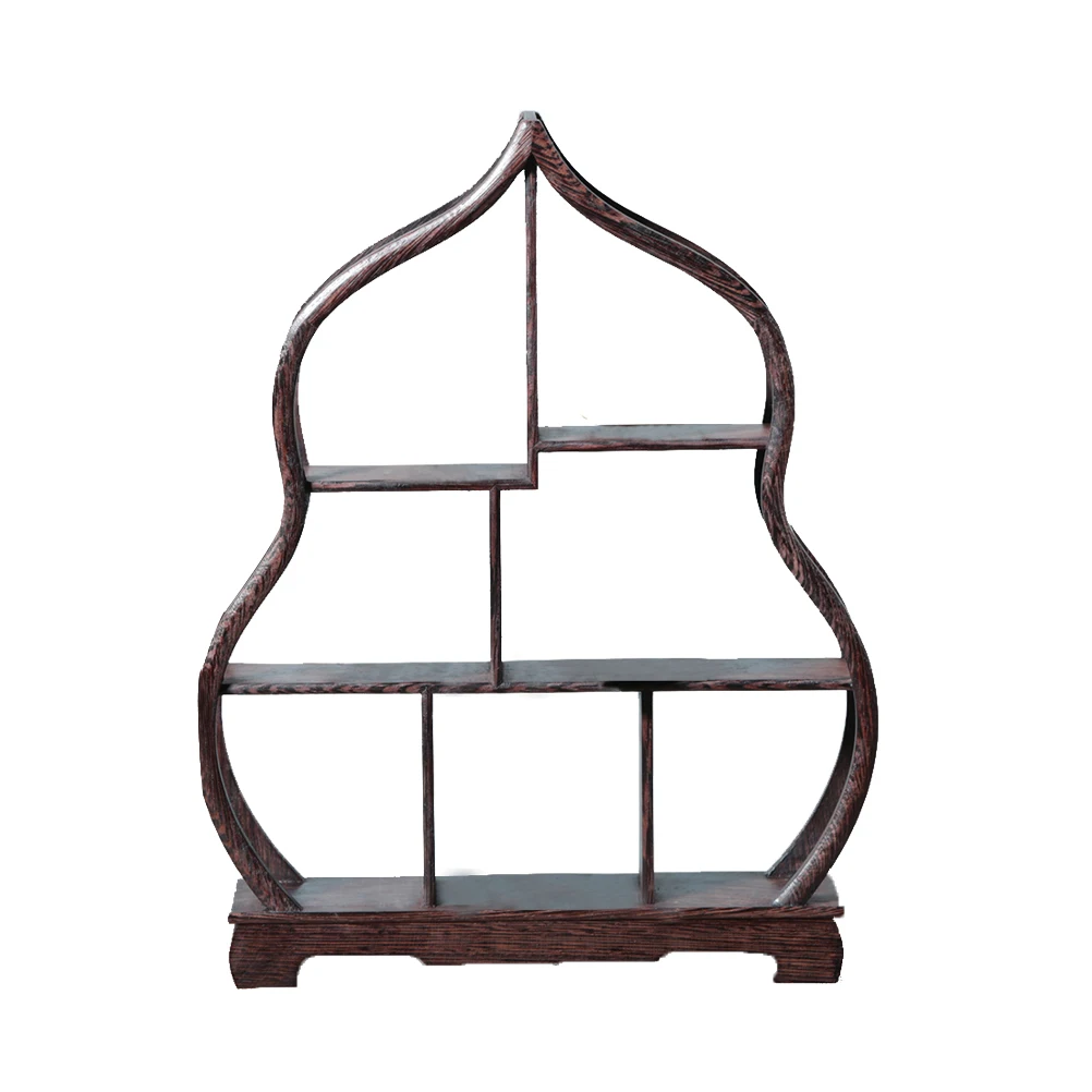 

Rosewood Display Stand Solid Wood Shelf Vintage Home Decor Shelf Crafts Durability Long Term Use Storage Collectibles