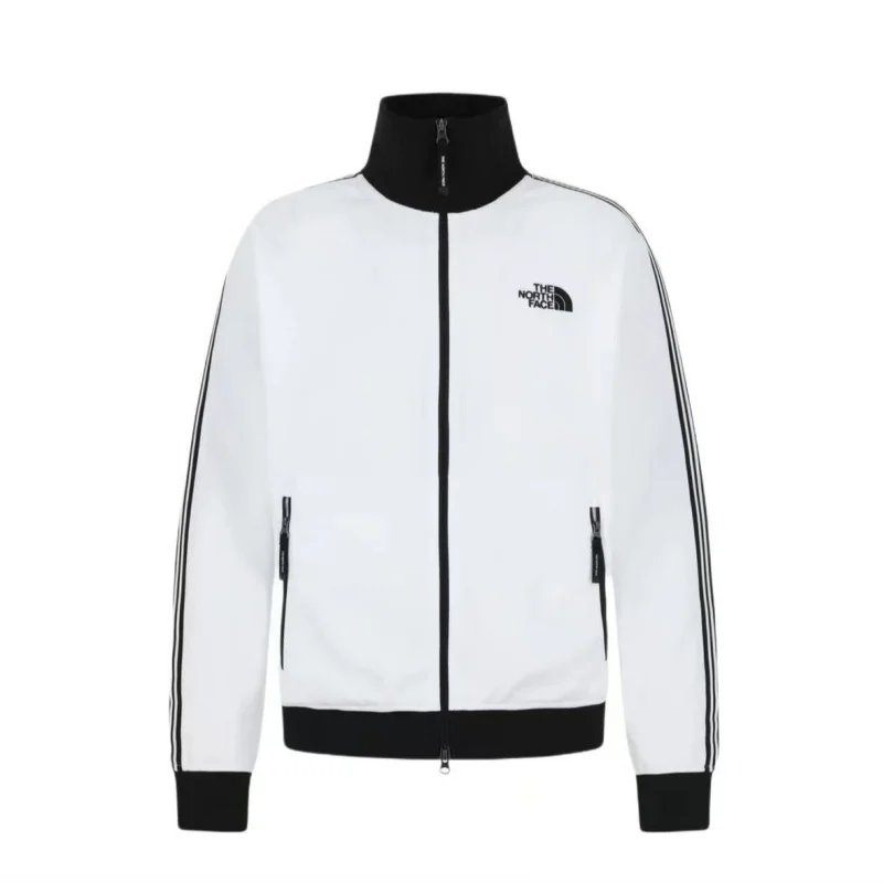 THE NORTH FACE TNF TRACK logo zipper long-sleeved jacket for men