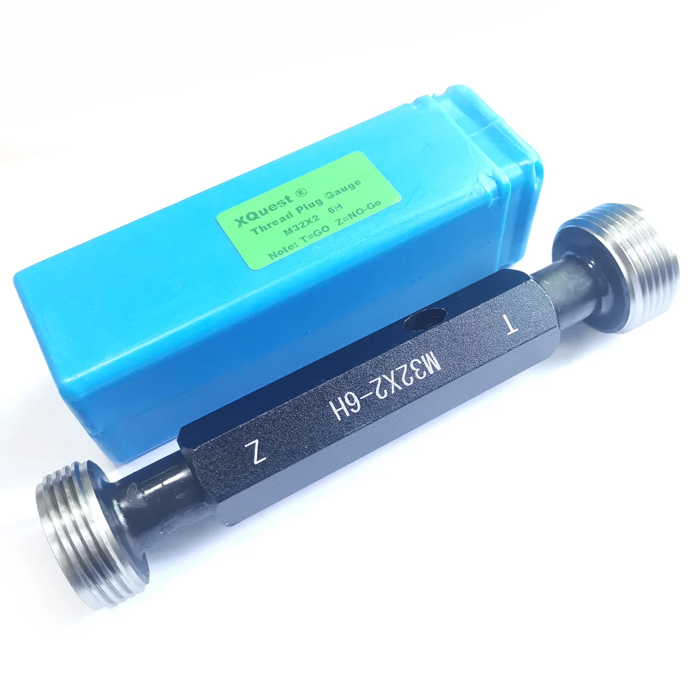 

ISO 6H Metric Screw Thread Plug Gauge M32 fine threaded calibrator Gage gauges M32X3 M32X2 M32X1.5 M32X1 M32X0.75 M32X0.5 MM