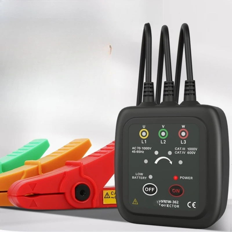 

Non-contact phase sequencer high-precision phase tester three-phase power motor detection steering phase sequencer