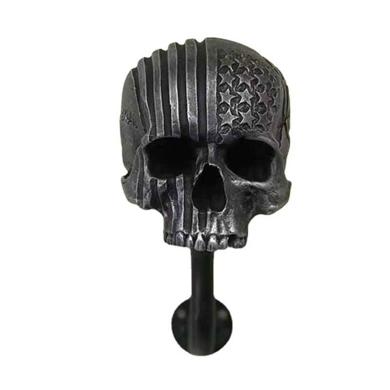 AliExpress NONE Creative Cool Skull Motorcycle Helmet Holder Wall Mounted Adult Helmet Hanger Coat Storage Rack Bicycle Helmet Halloween Decor