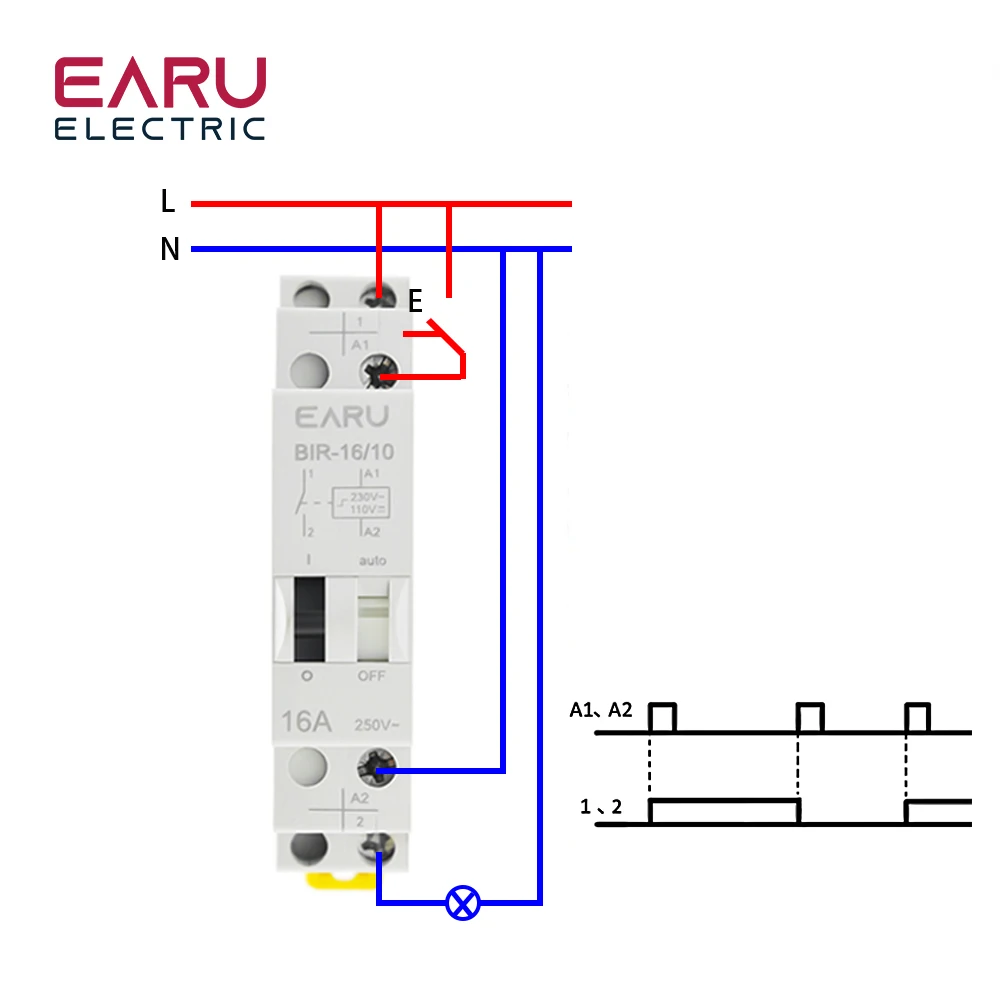 Podwójne napięcie przekaźnik impulsowy 16A AC DC 12V 24V 220V domowy impuls elektryczny przekaźnik sterujący przekaźnik sterujący automatyczne