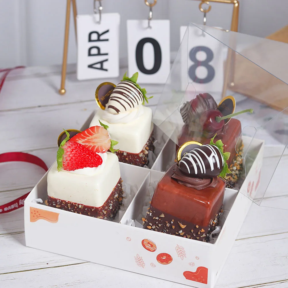 인공 과일 케이크 모델, 높은 시뮬레이션 딸기 음식 소품, 가짜 딤섬 빵 디스플레이, 테이블 장식, 창 액세서리