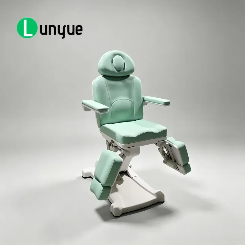 Ergonomic Electric Podiatric Chair 5 Motor Adjustable Split Leg Medical Bed Portable Clinic Hospital Furniture for