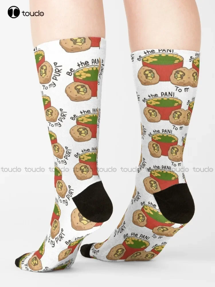 Be The Pani To My Puri Socks Slouchy Socks For Women Cartoon Comfortable Best Girls Sports 360° Digital Print Custom Gift Retro