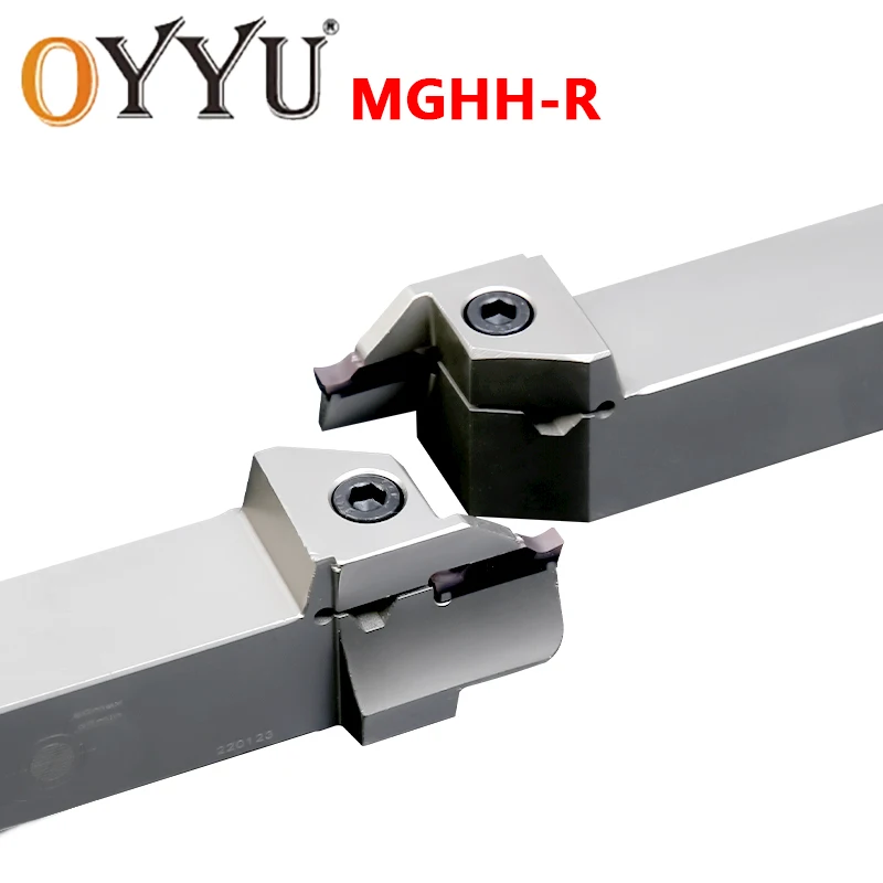 MGHH320 MGHH420 MGHH325 MGHH420R MGHH320R17 MGHH Plane Circular End Groove Cutter Bar White Lathe Tool Holder Use MGMN Inserts