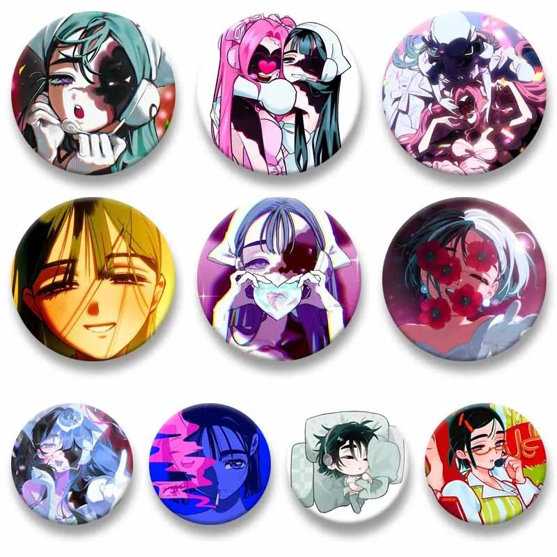 Anime Alien Stage Zombie Sua Enamel Pins Cute Creative Cartoon Brooches Lapel Badge Backpack Clothes Accessories Gift for Friend