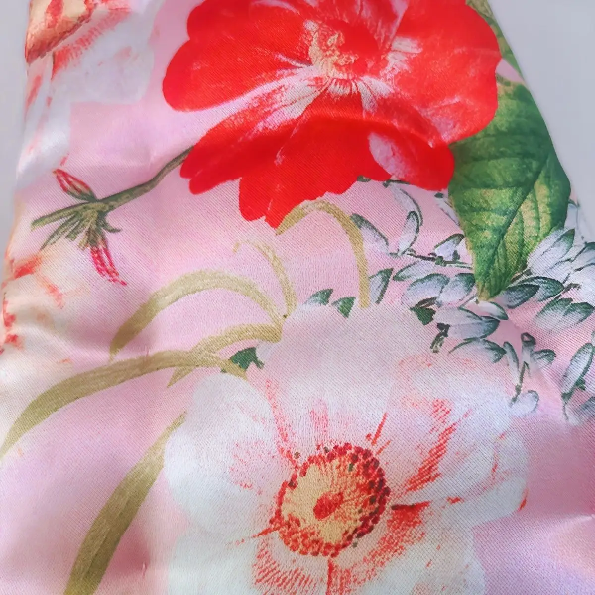 Homme Femme Handmake Flower Graphics Soyeux Touch T-Slips