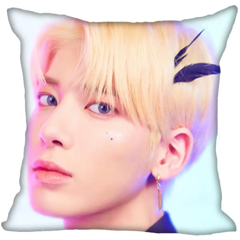 TXT Taehyun Pillow Cover Bedroom Home Office Decorative Pillowcase Square Zipper Pillow Cases Satin Fabric Eco-Friendly 0519