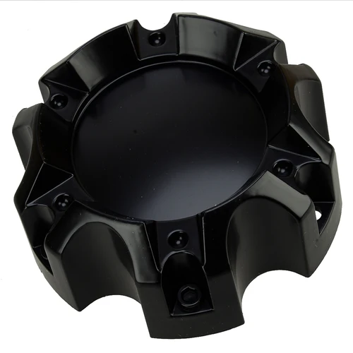 Imagen 2 del producto 4 Uds Universal 6 Lug rueda de coche neumático centro tapas de cubo Protector llantas negro mate