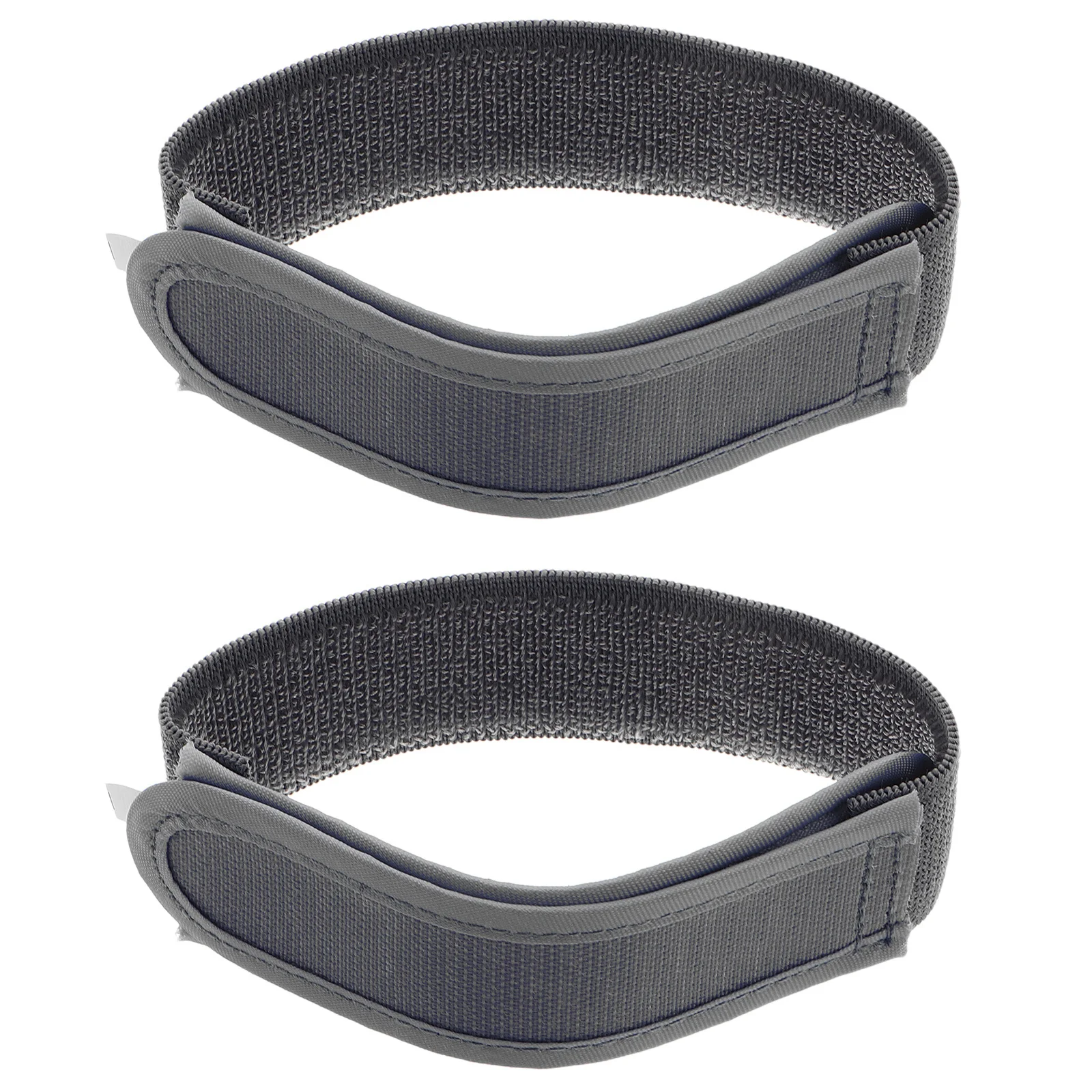 

1Pair No Buckle Tape Belt Elastic Unisex Waistband Jeans Dress Pants Invisible Stretchy Hook Loop Fastener