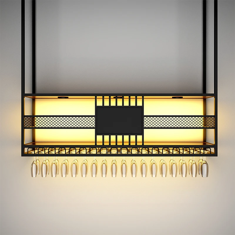 Metal Display Bar Cabinet Decorative Creative Living Room Customize Bar Accesories Organizer Placards Ouverts Furniture Home