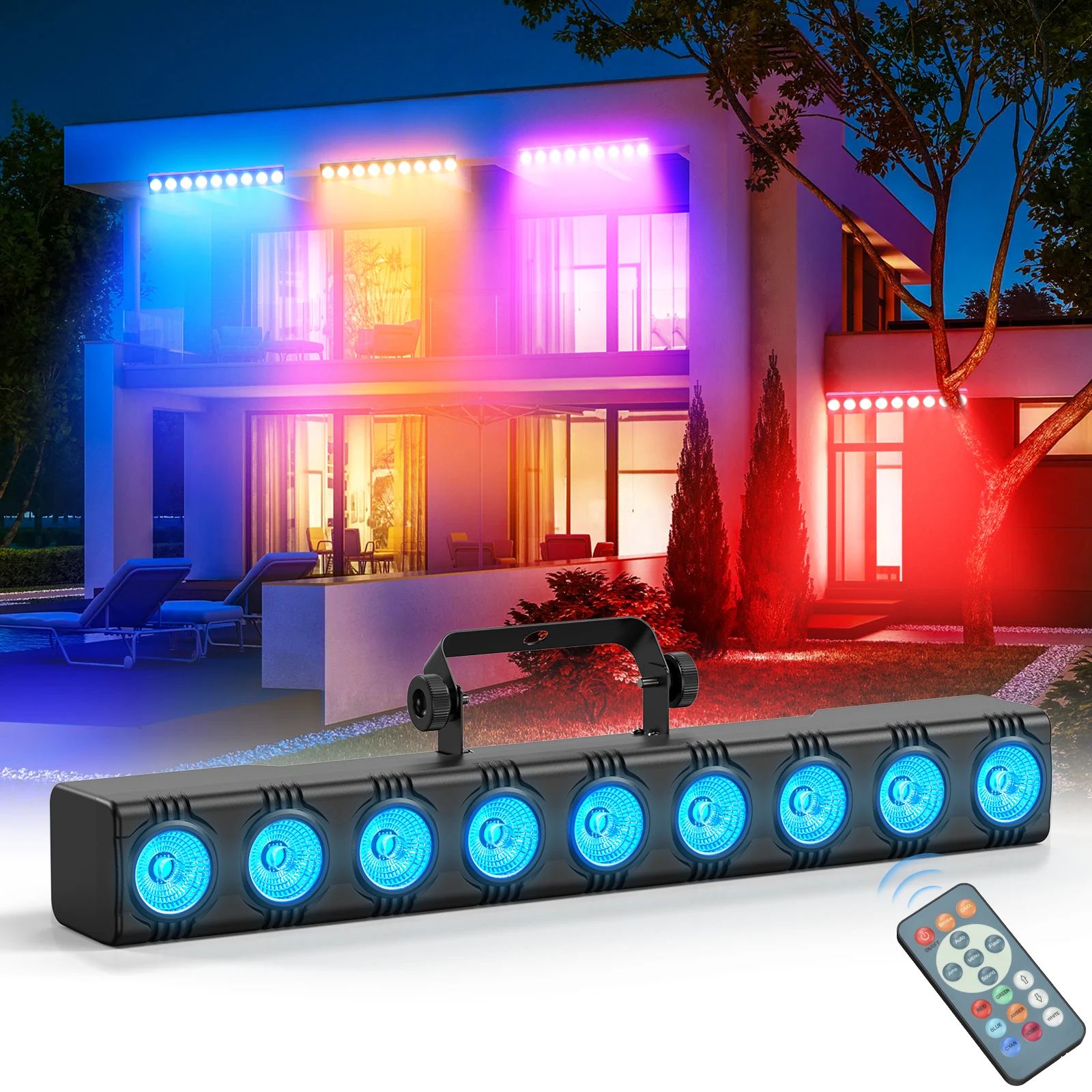 36W RGBウォールウォッシャー投光器、屋内ステージ照明用 - Event Party Dj のレビューと価格