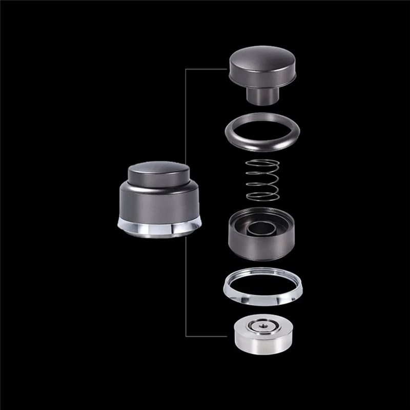 

FIN-o58mm Coffee Tamper 58mm Barista Coffee Powder Hammer with Calibrated Spring Loaded Stainless Steel Espresso