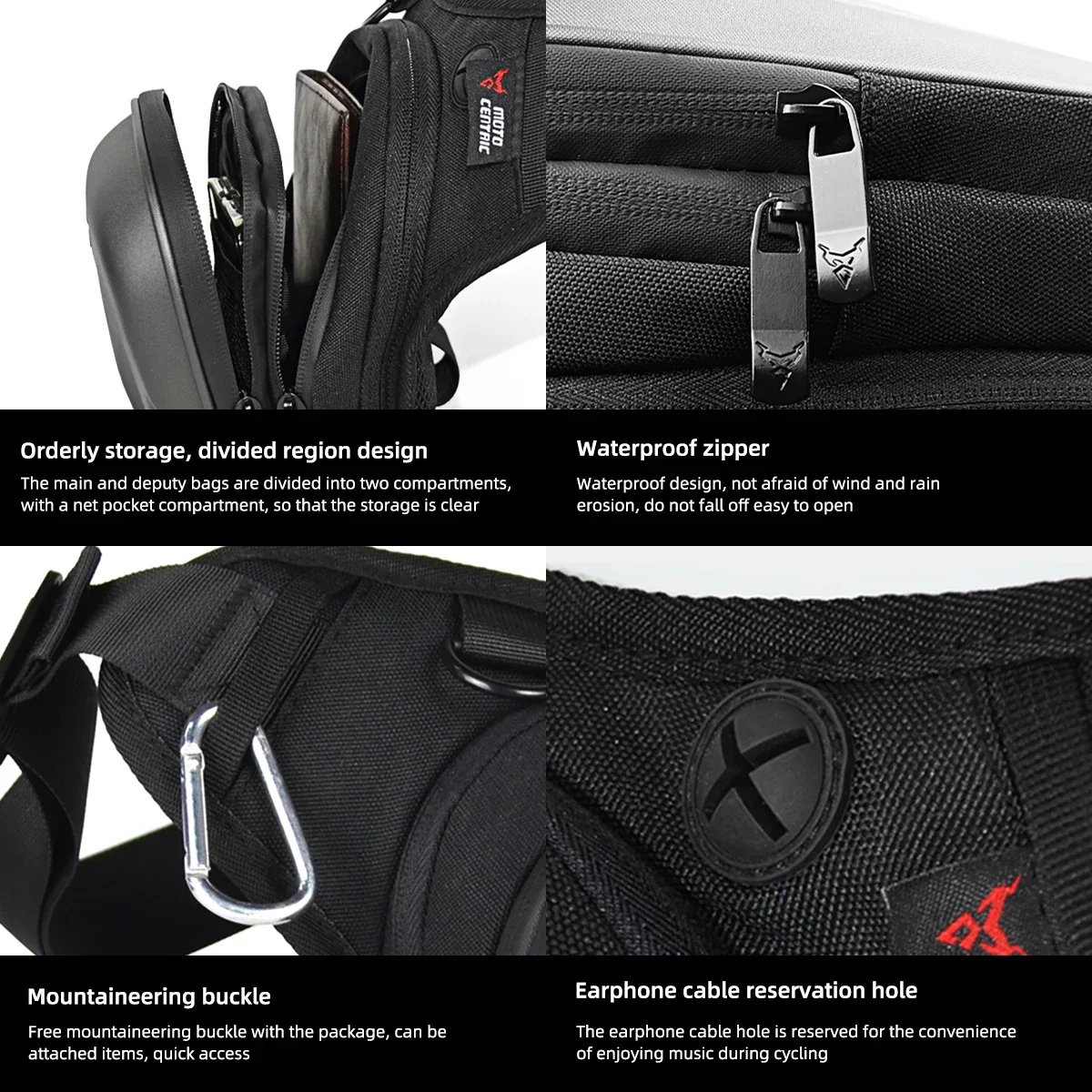 Motorcycle Drop Waist Leg Bag Portable Waterproof Leg Side Bag Belt Hip Bum Luggage Bags Motorbike Mobile Phone Purse Fanny Pack