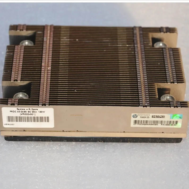 DL360P G8 GEN8 Radiator 2011-pin Radiator Copper Bottom 1U X79