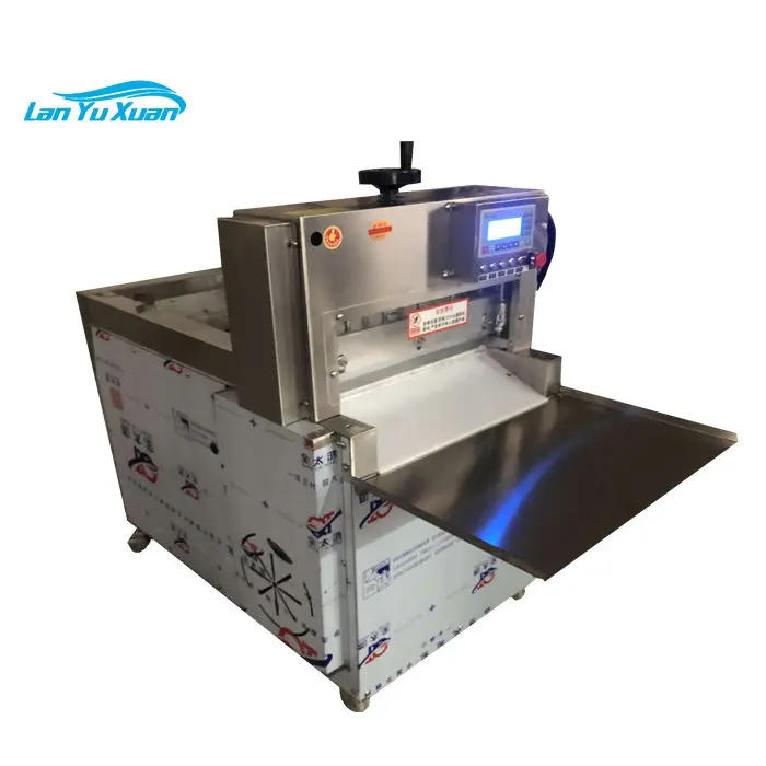 thickness adjust Horizontal Chicken Breast Slicing Machine electric commercial Meat Slicer Salmon Fish Cutting Machine