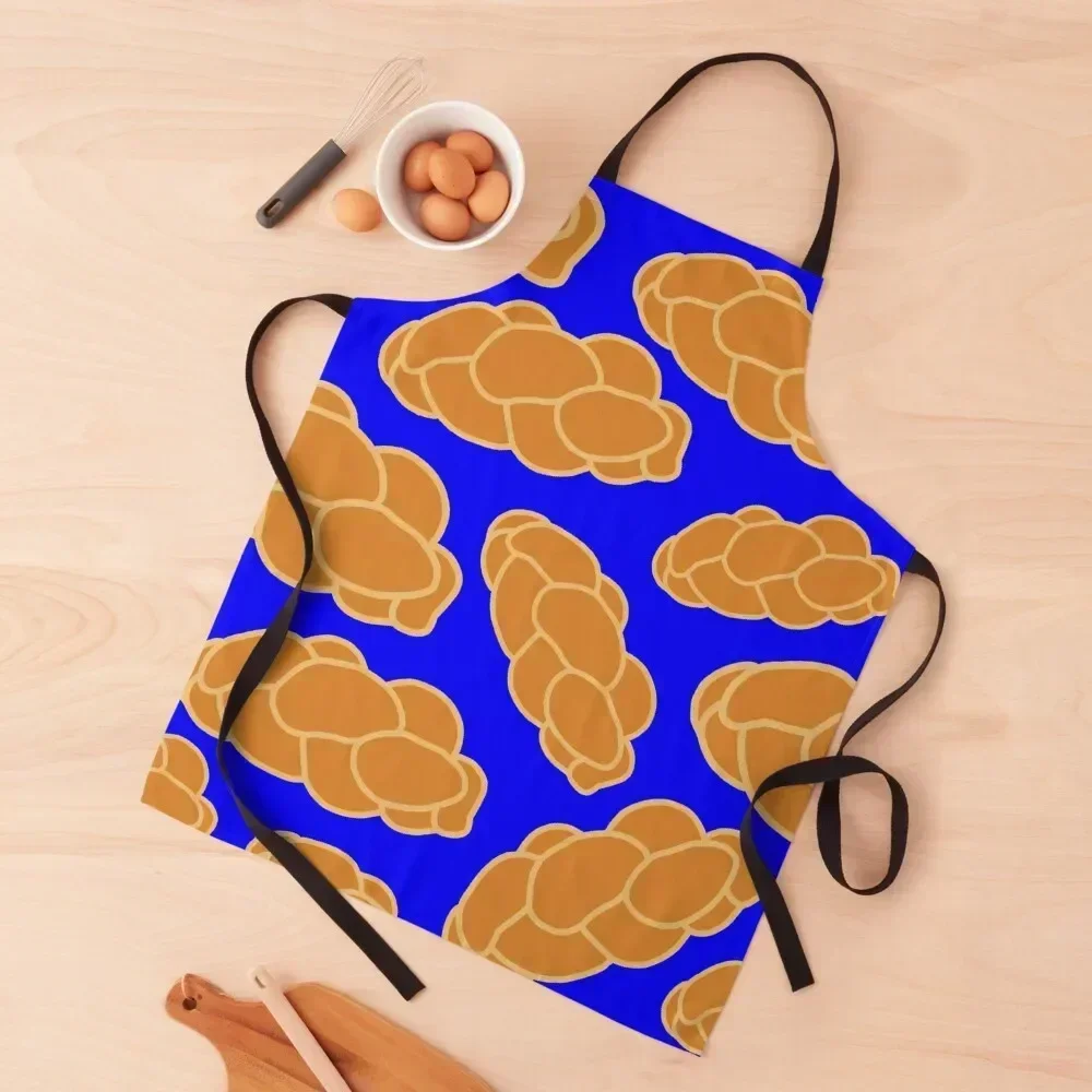 

Challah Pattern - Dark Blue Background Apron innovative kitchen and home items Men's Kitchen Waiter Uniforms work ladies Apron