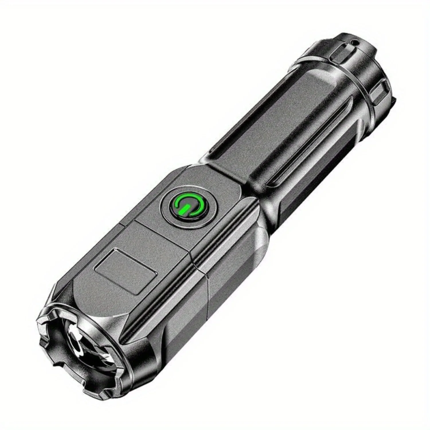 

Bright, Portable, and Multifunctional Zoomable Flashlight with Telescopic Design for Outdoor Use