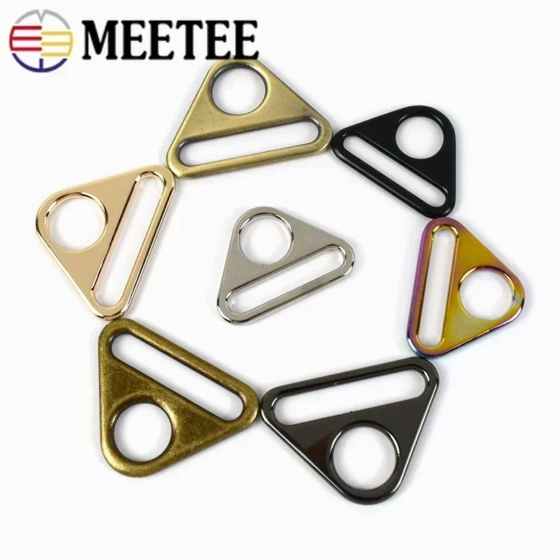 20Pcs 20/25/32/38/50MM Metal Buckle Bag Strap Ring Buckles Adjuster Clasps Bikini Bra Anti-skid Hook DIY Hardware Accessories