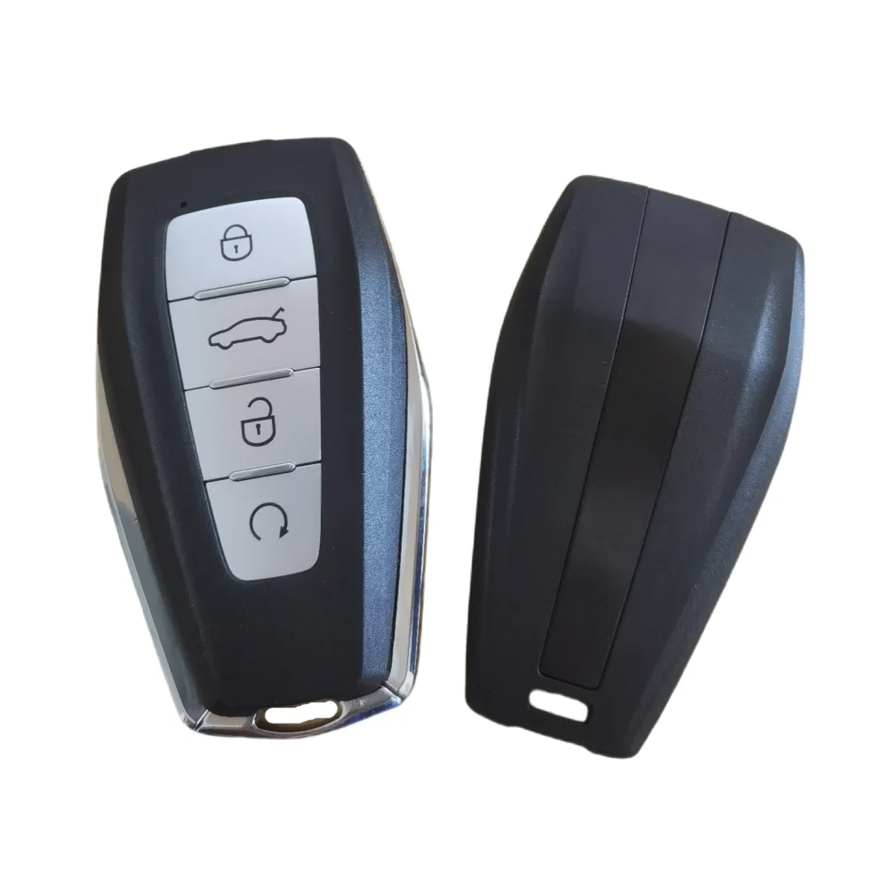 Car Intelligent Remote Control Key Shell for Geely Smart Card Replacement Shell Binrui Binyue with Uncut Insert Blade