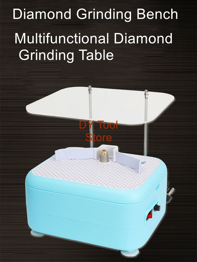 220V Small Multi-functional Glass Ceramic Grinding Table DIY Hobby Edge Grinding Machine