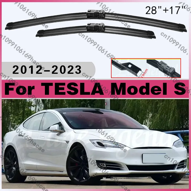 For TESLA Model 3 Model S Model Y Roadster Front Wiper Blades 2012-2026 Windscreen Windshield Window Accessories 2021 2022 2023