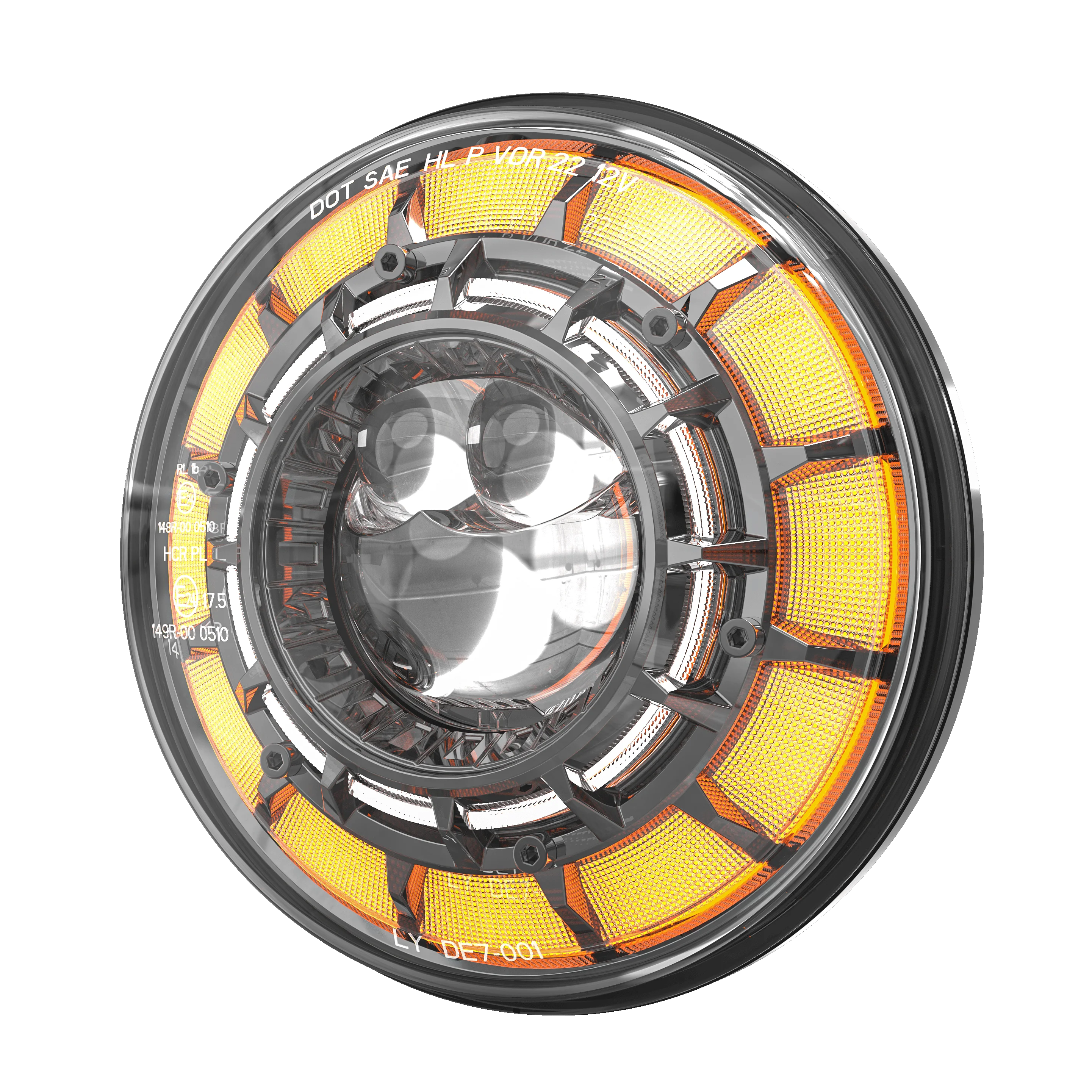 

Starry Sky Design 7 Inches Headlights With DRL Amber Turn signal 7" Inch Round Led Headlights for Jeep Wrangler Jk Tj Ljcustomcu